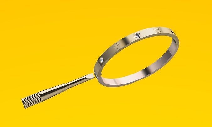 bracelet cartier  3D print model