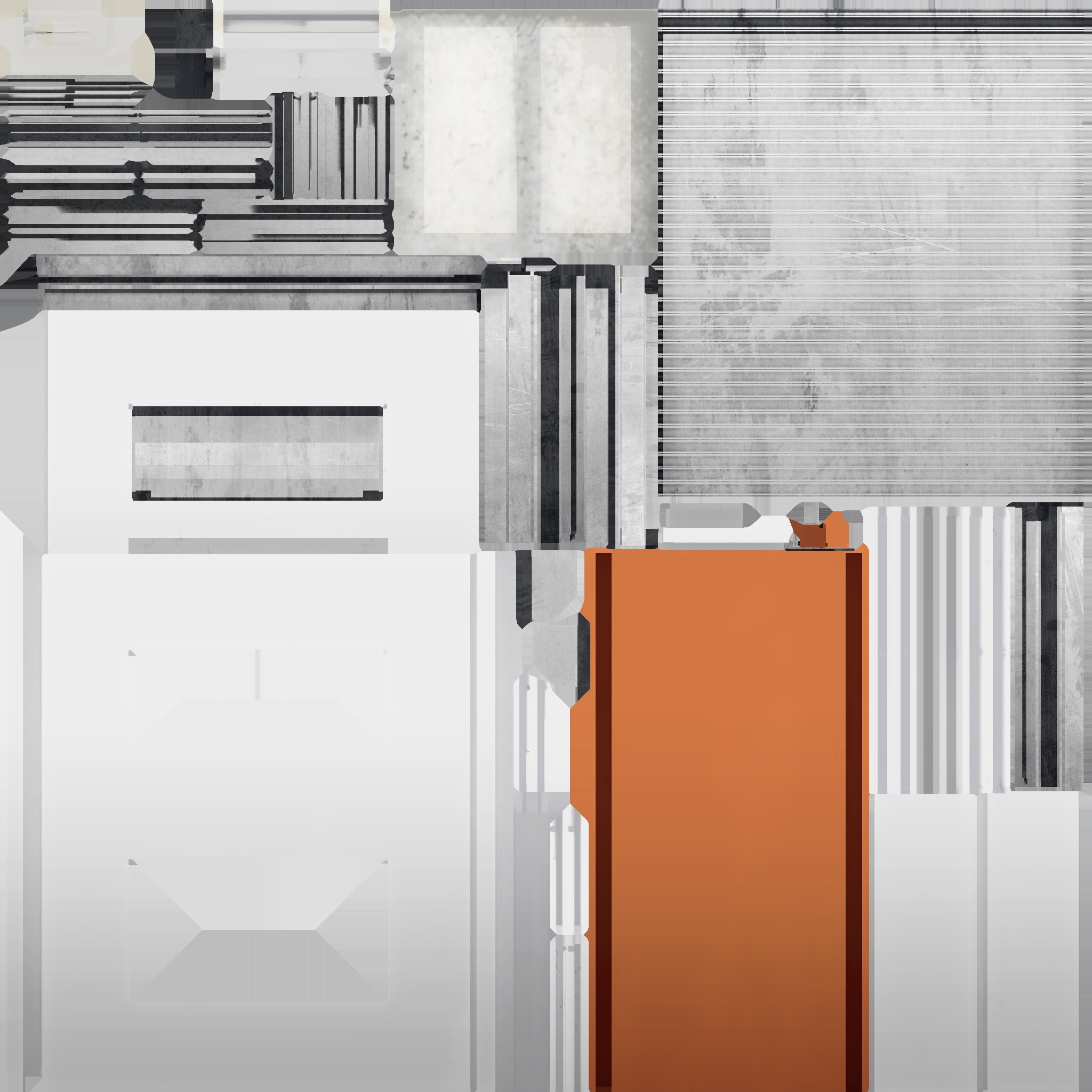 Factory-splicable wall assemblies 3D model_3