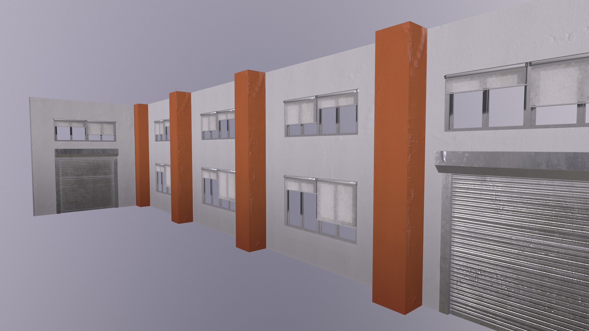 Factory-splicable wall assemblies 3D model_7