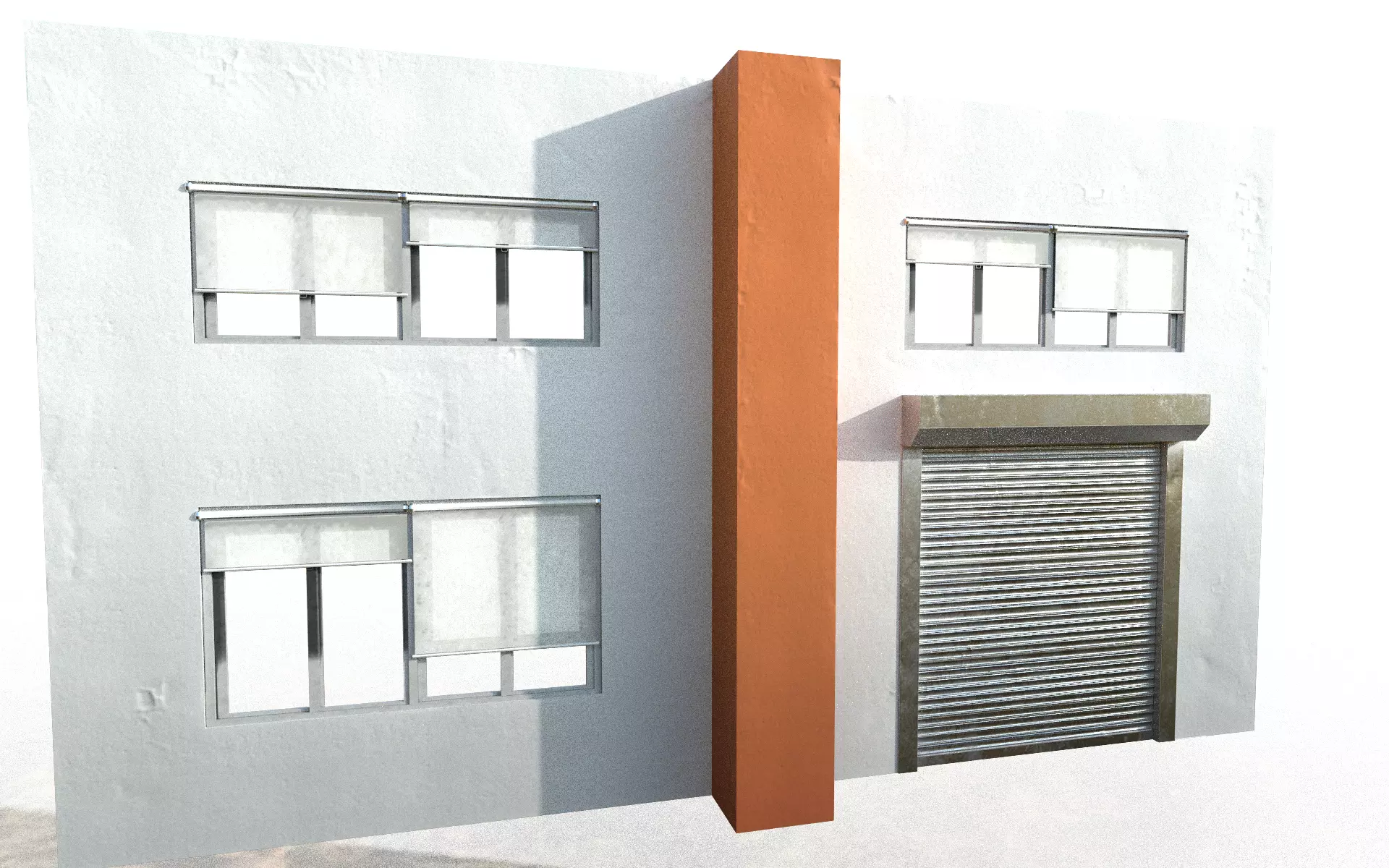 Factory-splicable wall assemblies 3D model_0