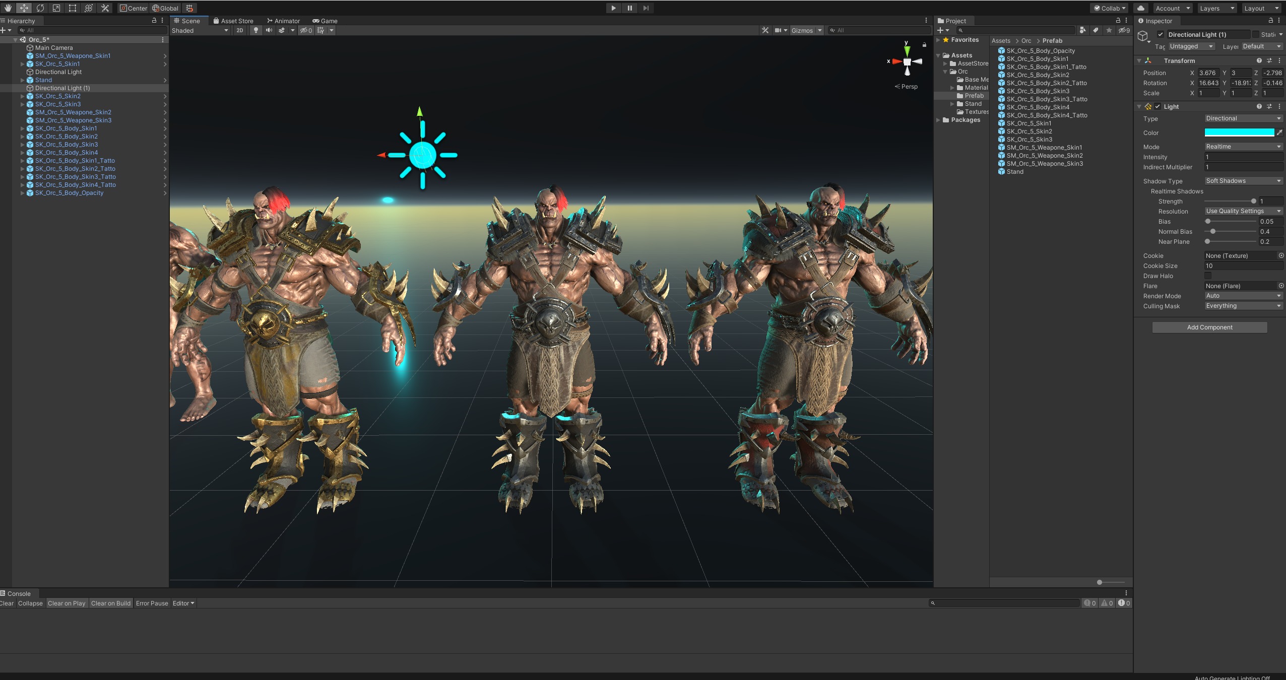 Orc 5 Low-poly 3D model_31