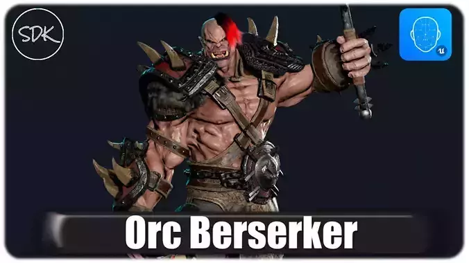 Orc 5 Low-poly 3D model