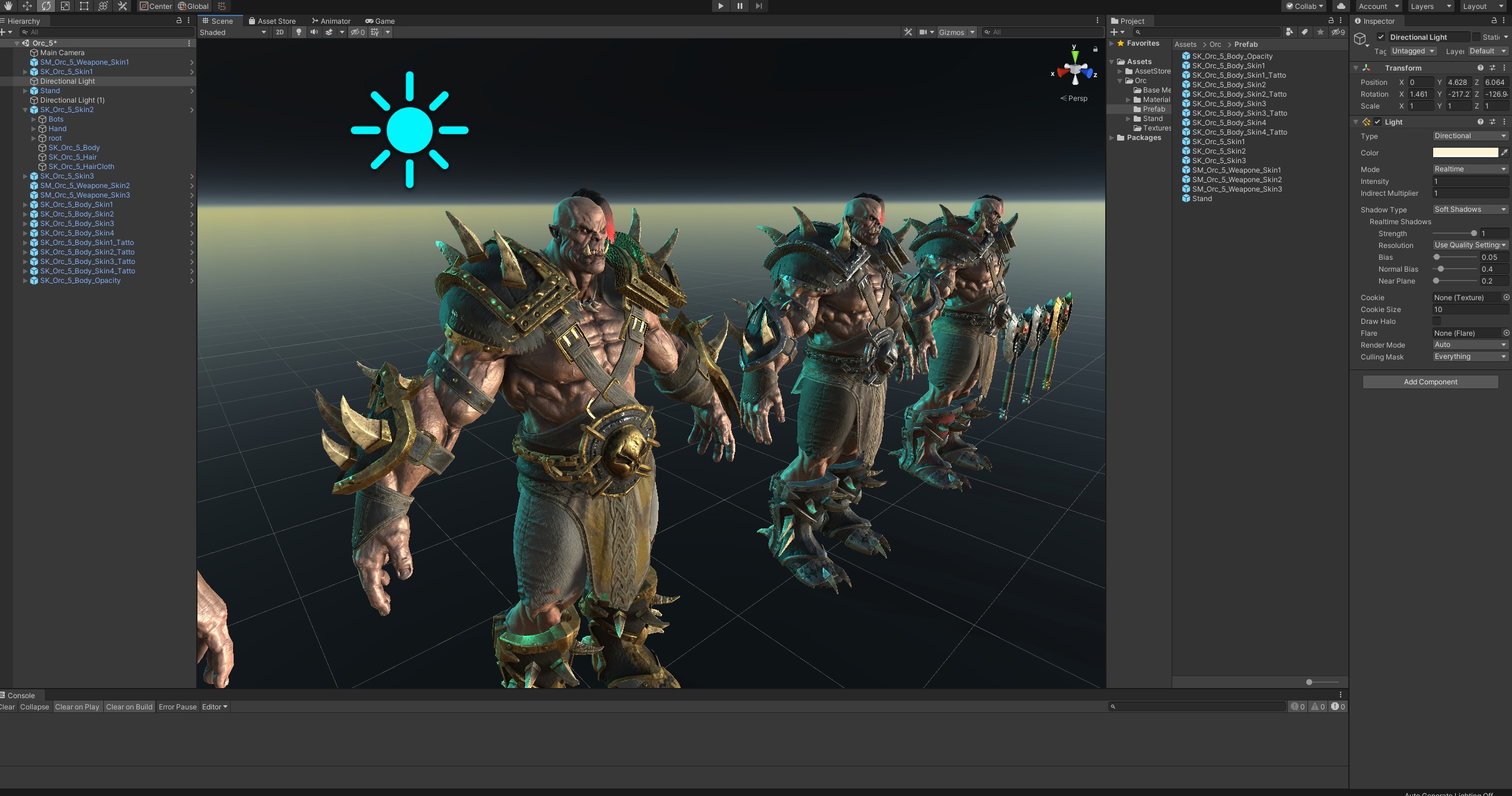 Orc 5 Low-poly 3D model_30