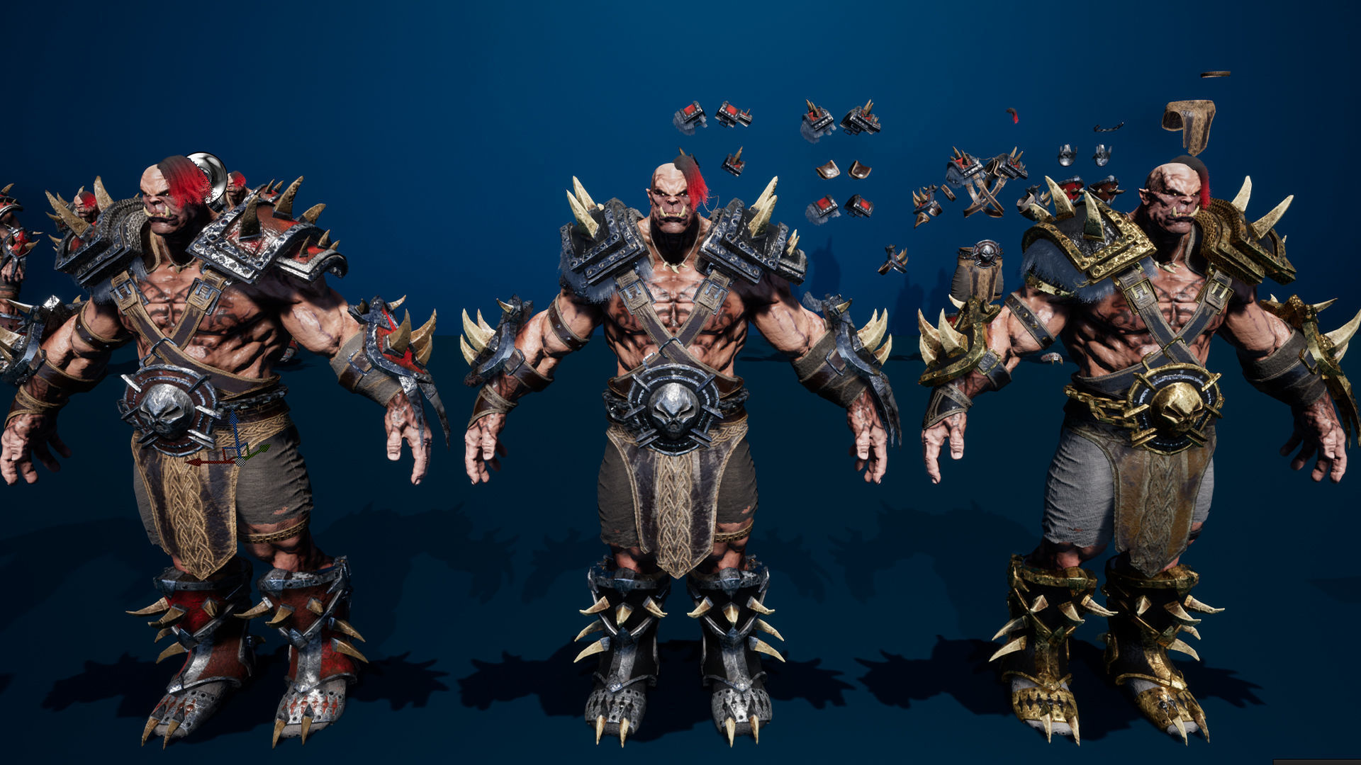 Orc 5 Low-poly 3D model_23
