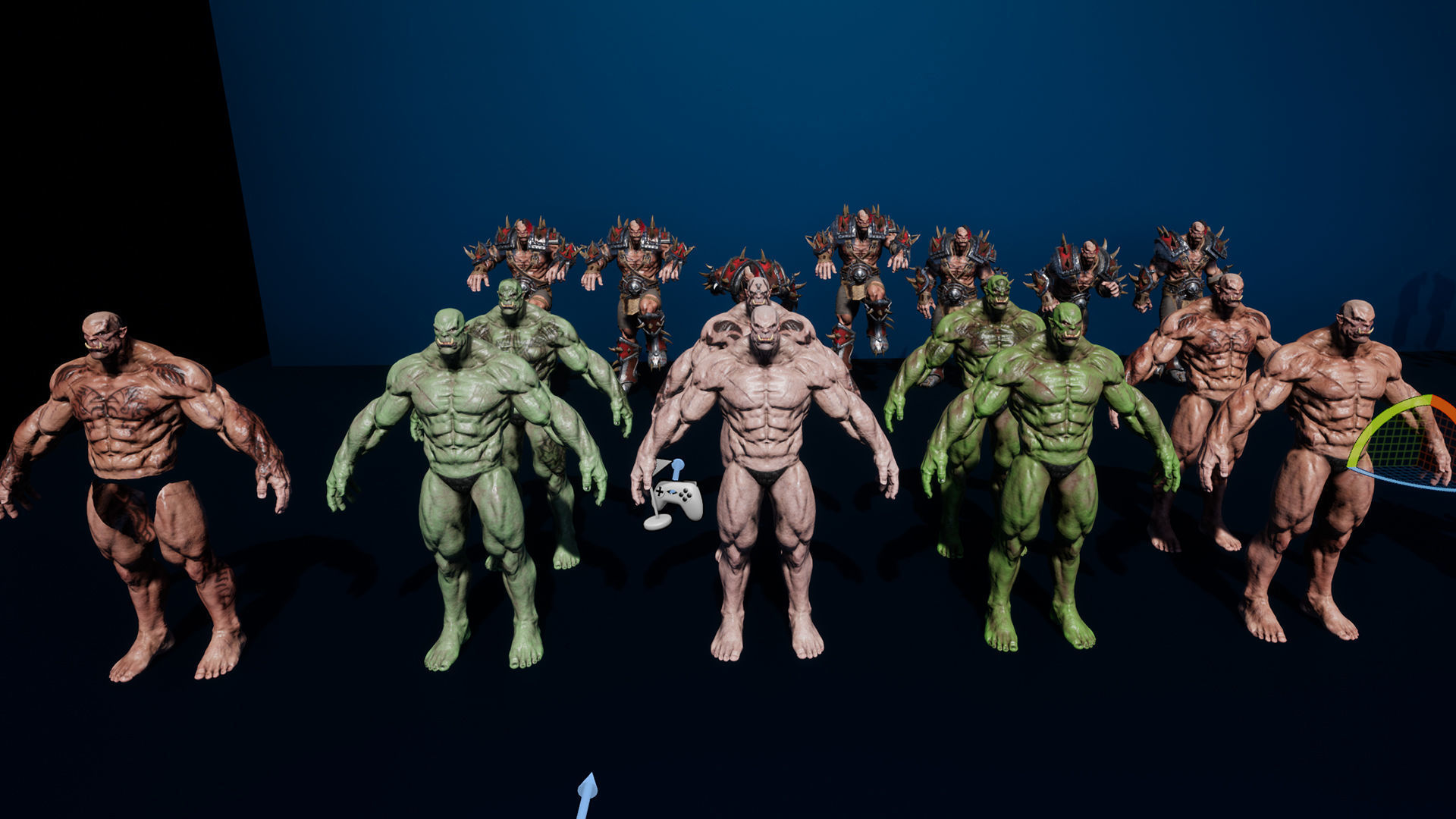 Orc 5 Low-poly 3D model_19