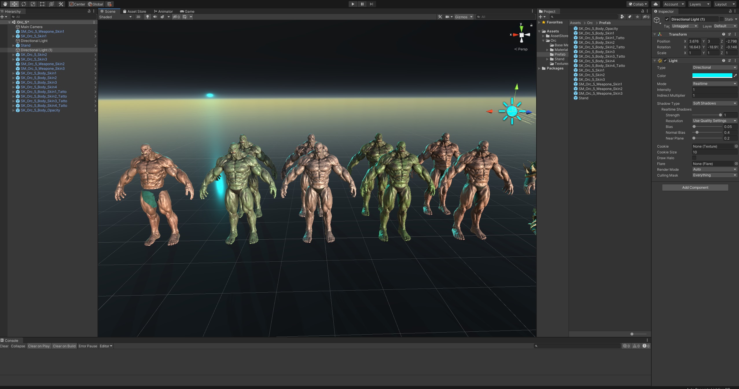 Orc 5 Low-poly 3D model_25