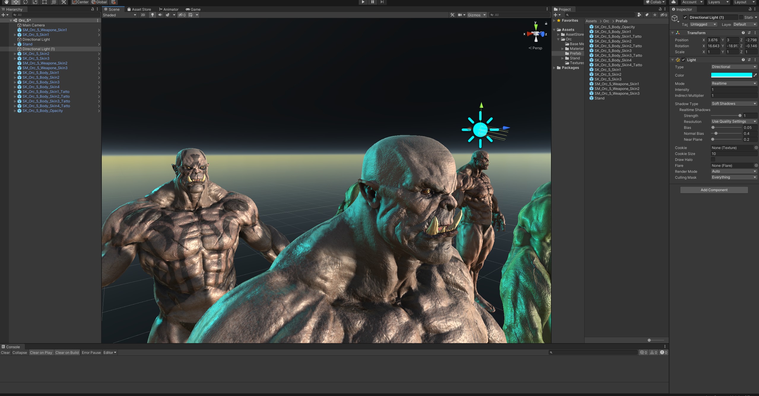 Orc 5 Low-poly 3D model_28