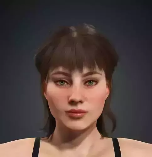 Female 3D Model High-Quality Base Mesh