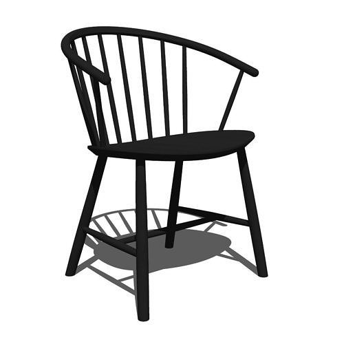 J64 Chair by Fredericia 3D model