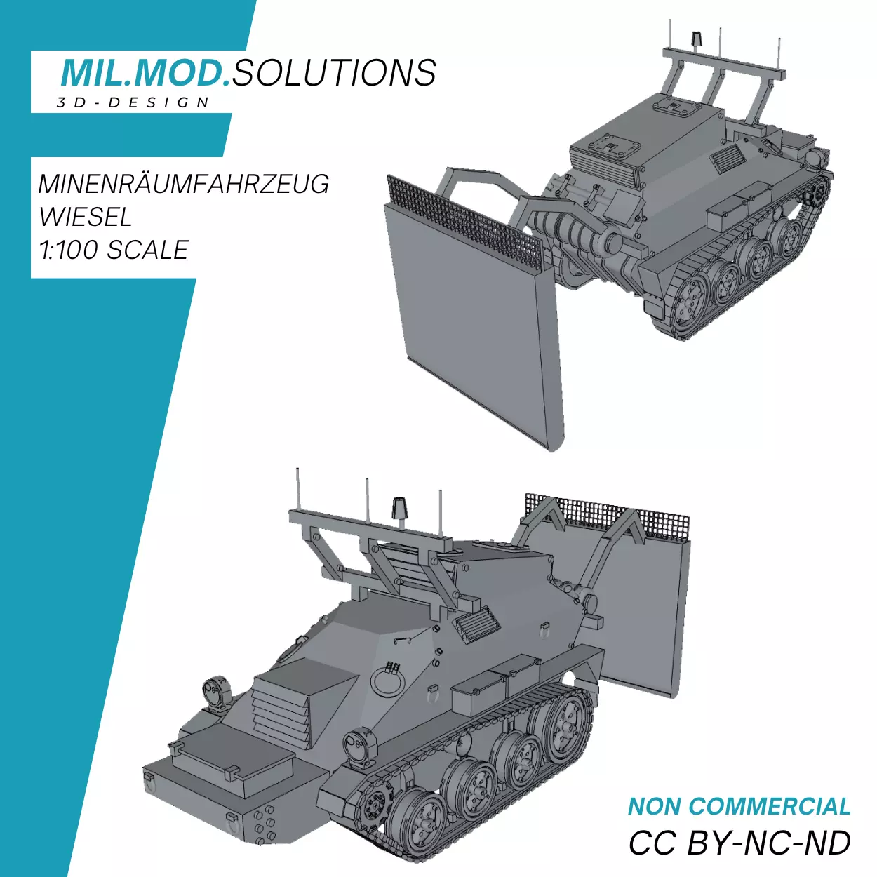 Minenraumefahrzeug Wiesel Bundeswehr 3D print model_0