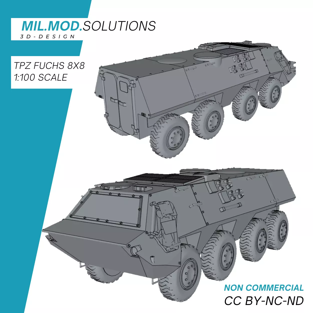 TPz Fuchs 8x8 Bundeswehr 3D print model_0