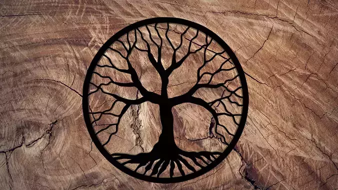 TREE H 40mm W 40 mm 2mm thick