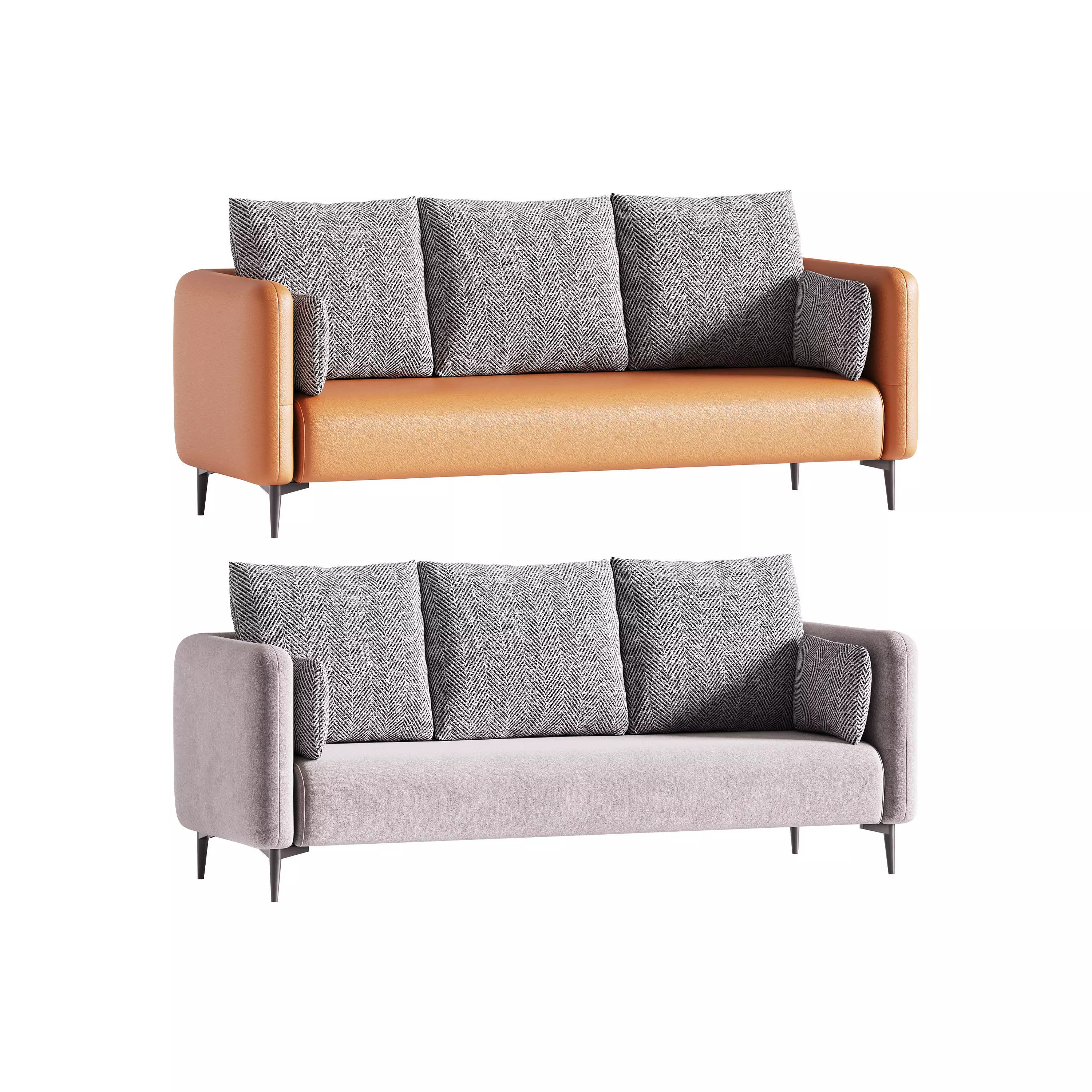 Living Room Sofa 3D model_0