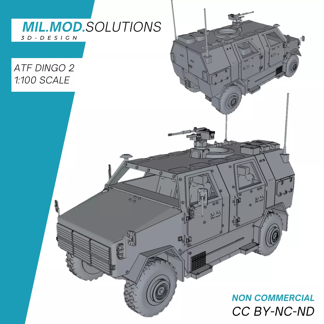 ATF Dingo 2 Bundeswehr 3D print model_0