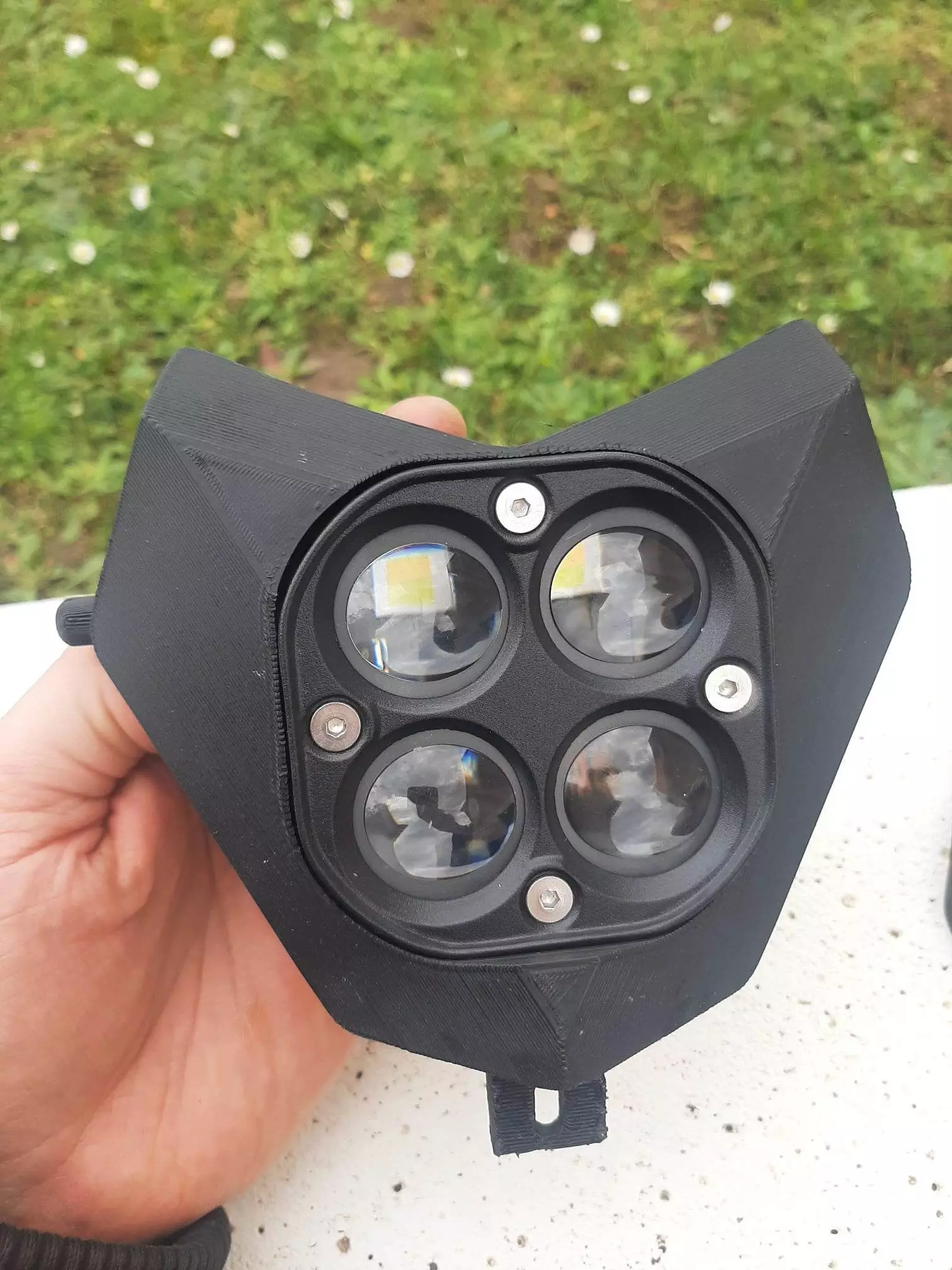 Sherco led headlight 3D print model_0