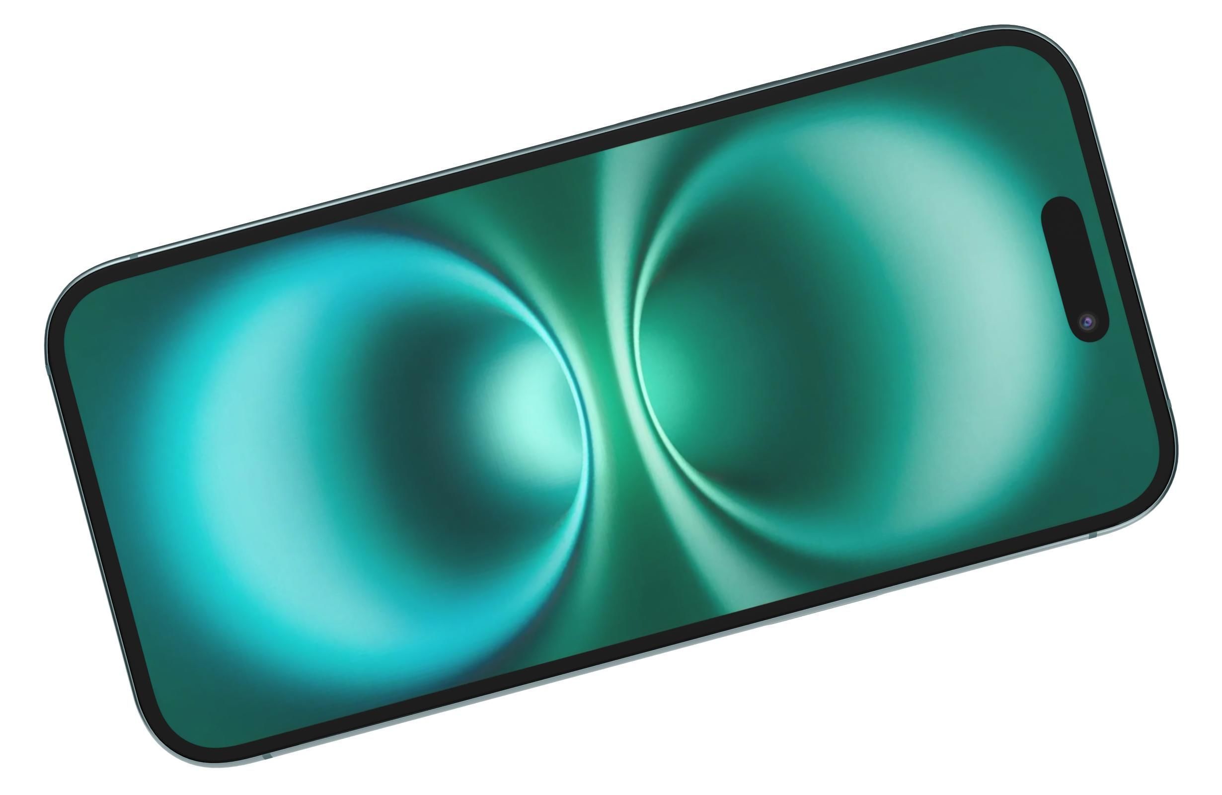 Apple iPhone 16 Green 3D model_10