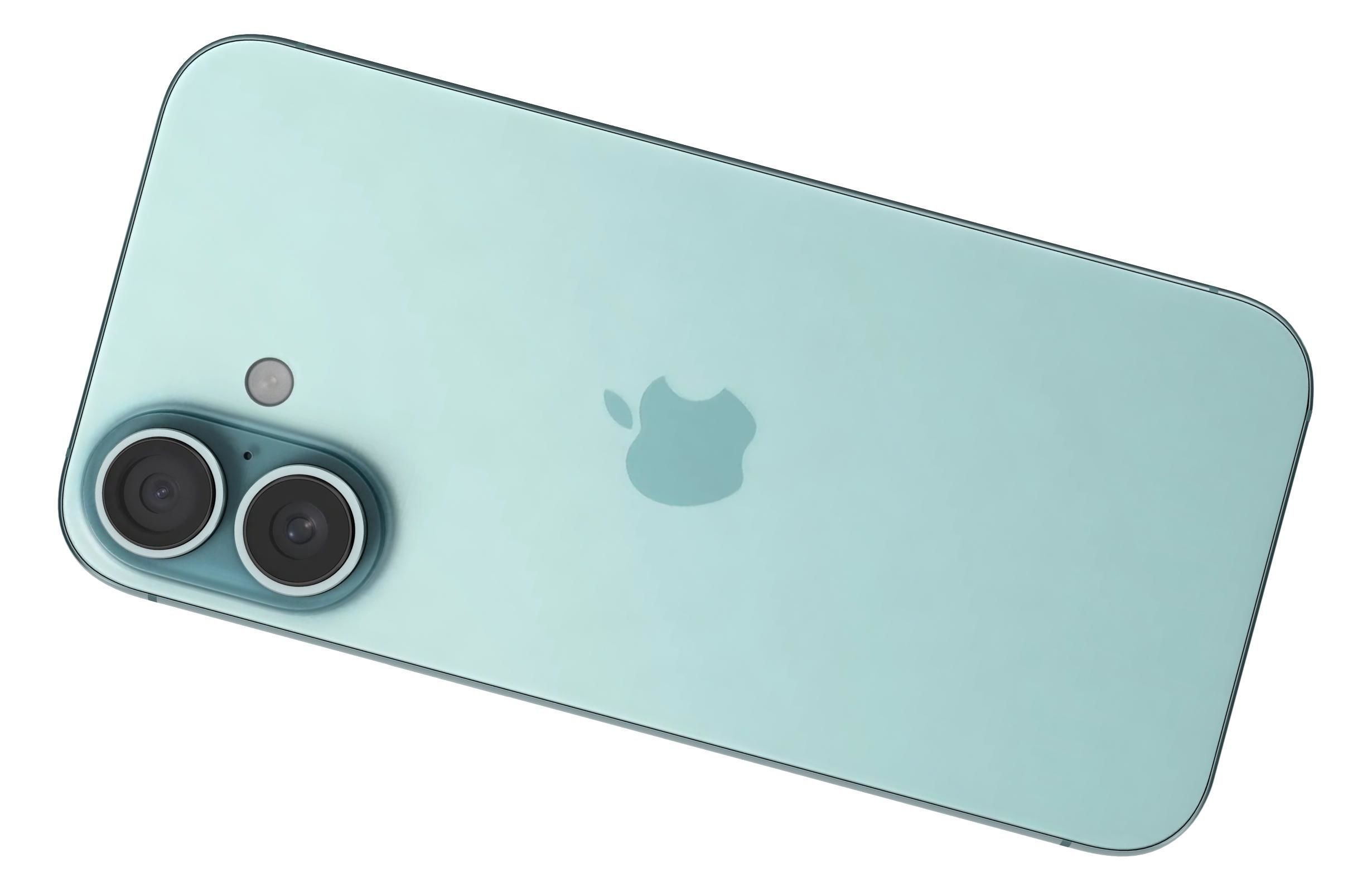 Apple iPhone 16 Green 3D model_11