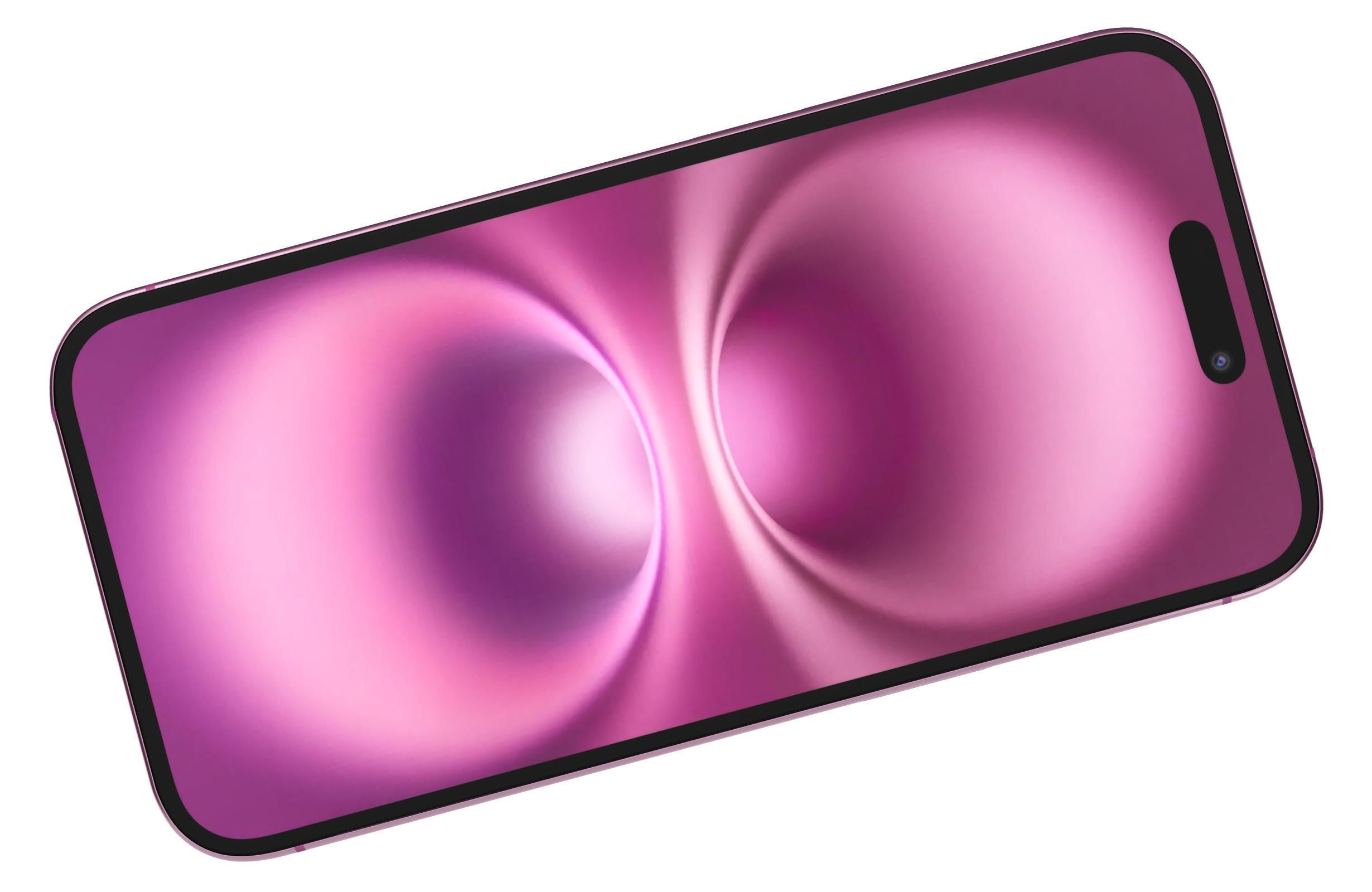 Apple iPhone 16 Pink 3D model_5