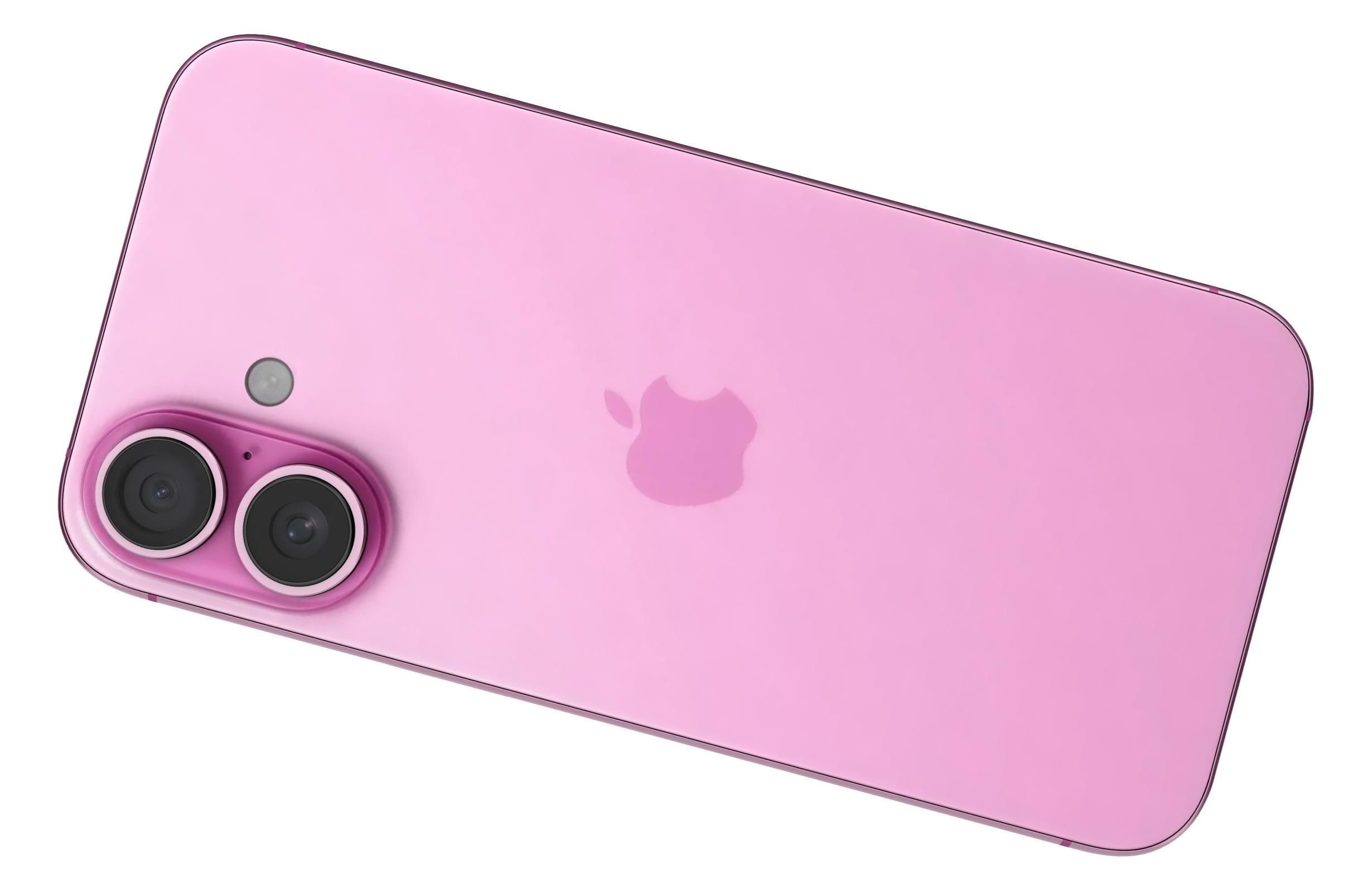 Apple iPhone 16 Pink 3D model_4