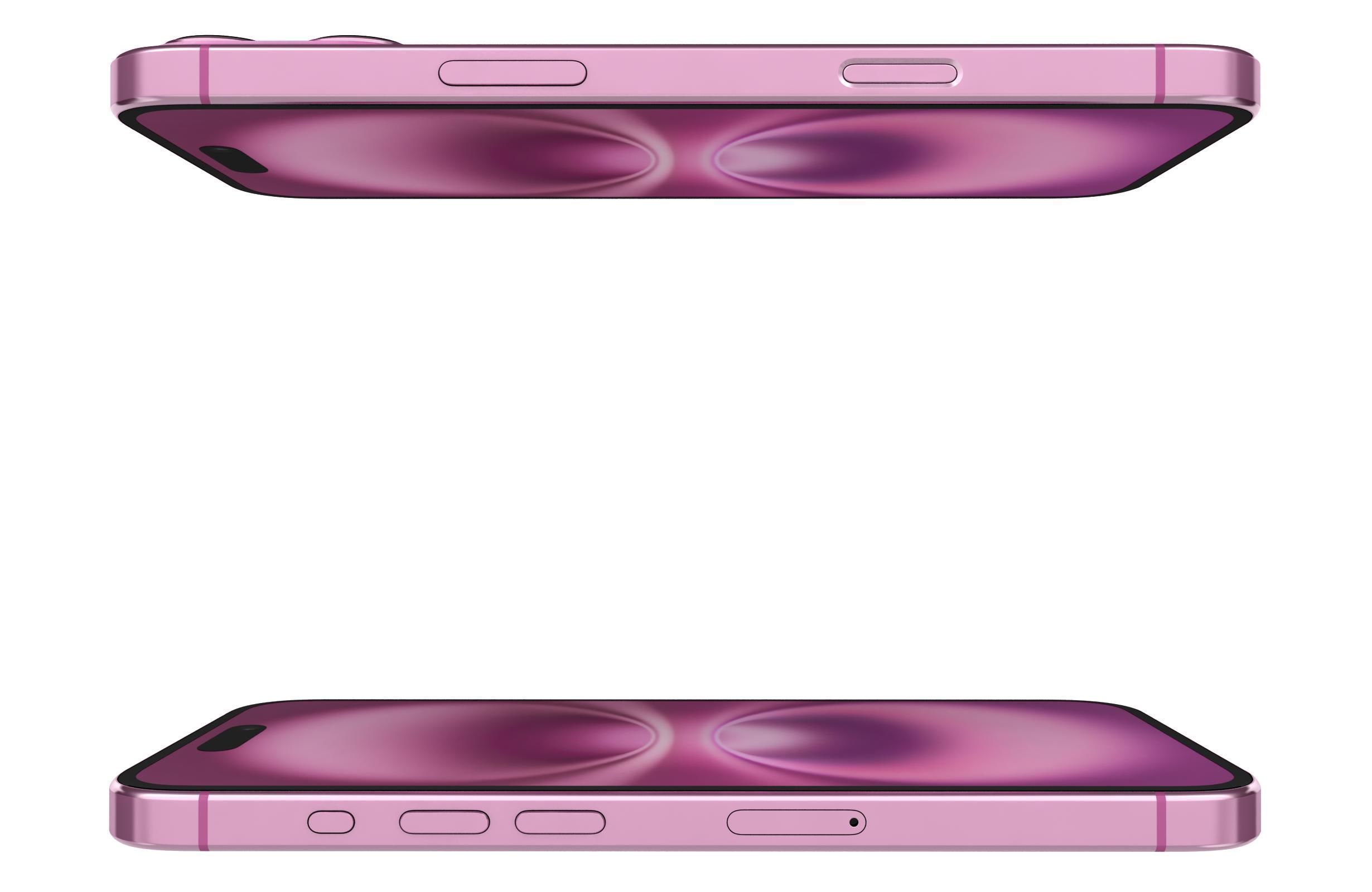 Apple iPhone 16 Pink 3D model_6