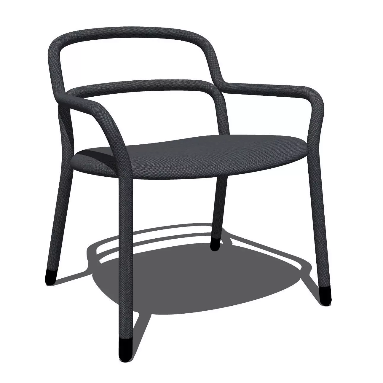 Pippi AP Lounge Armchair by Midj 3D model_0