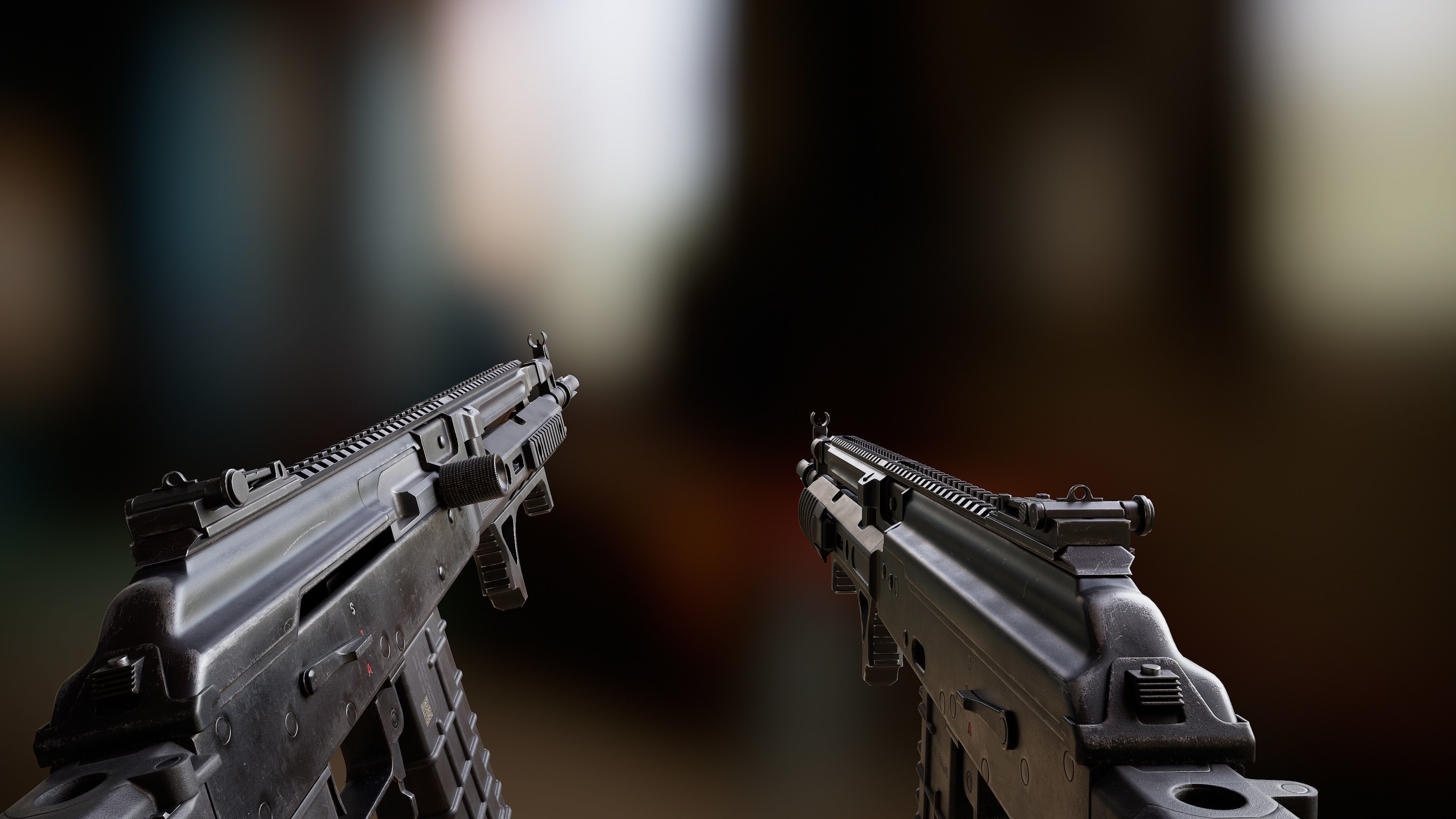 Custom AK - FPS Weapon Asset Low-poly 3D model_12