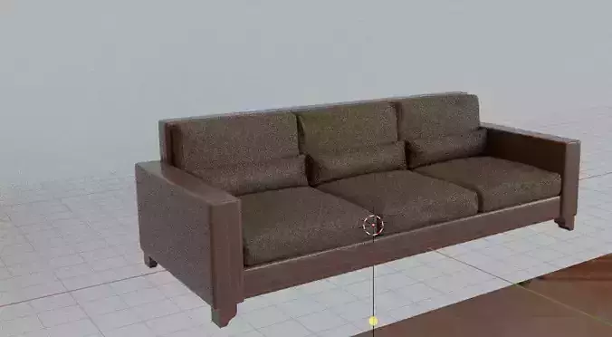 Sofa - Game Ready Model