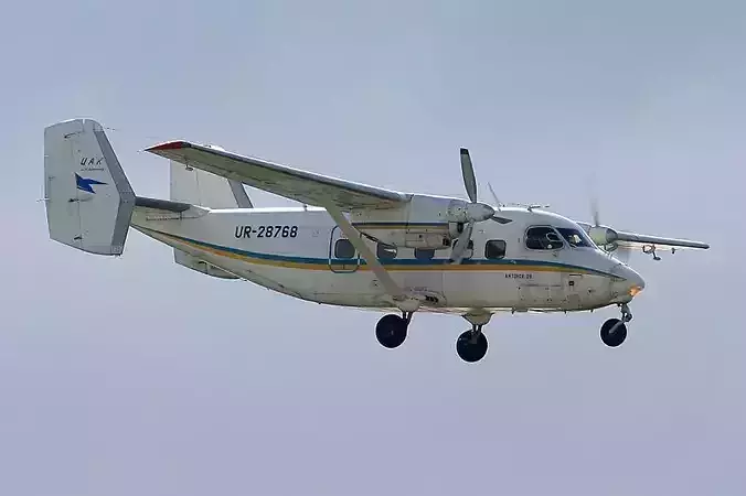 PZL M28 Skytruck 3D model