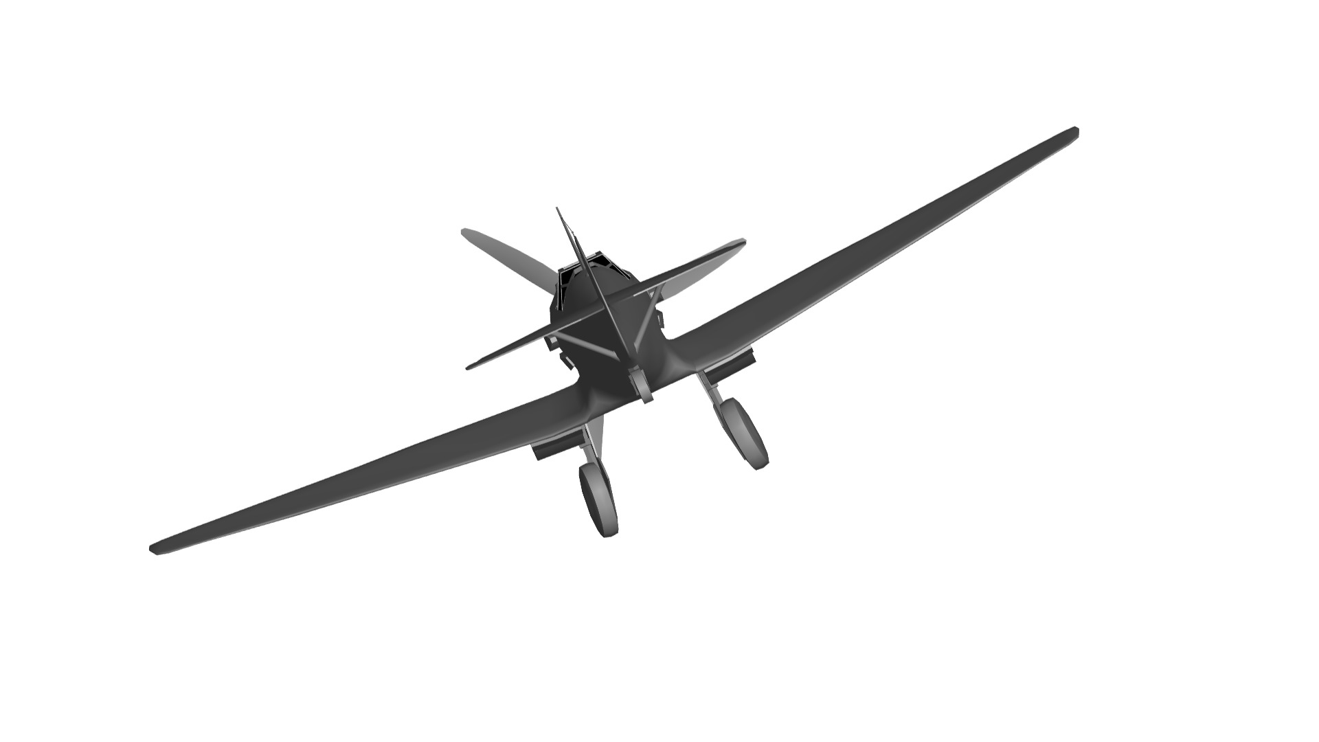 Messerschmitt Bf 109 3D model_3