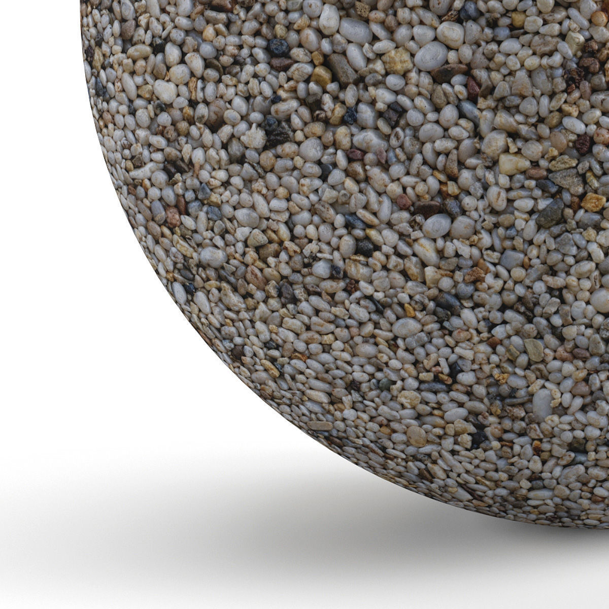 Seamless pebble material 7k Texture_1