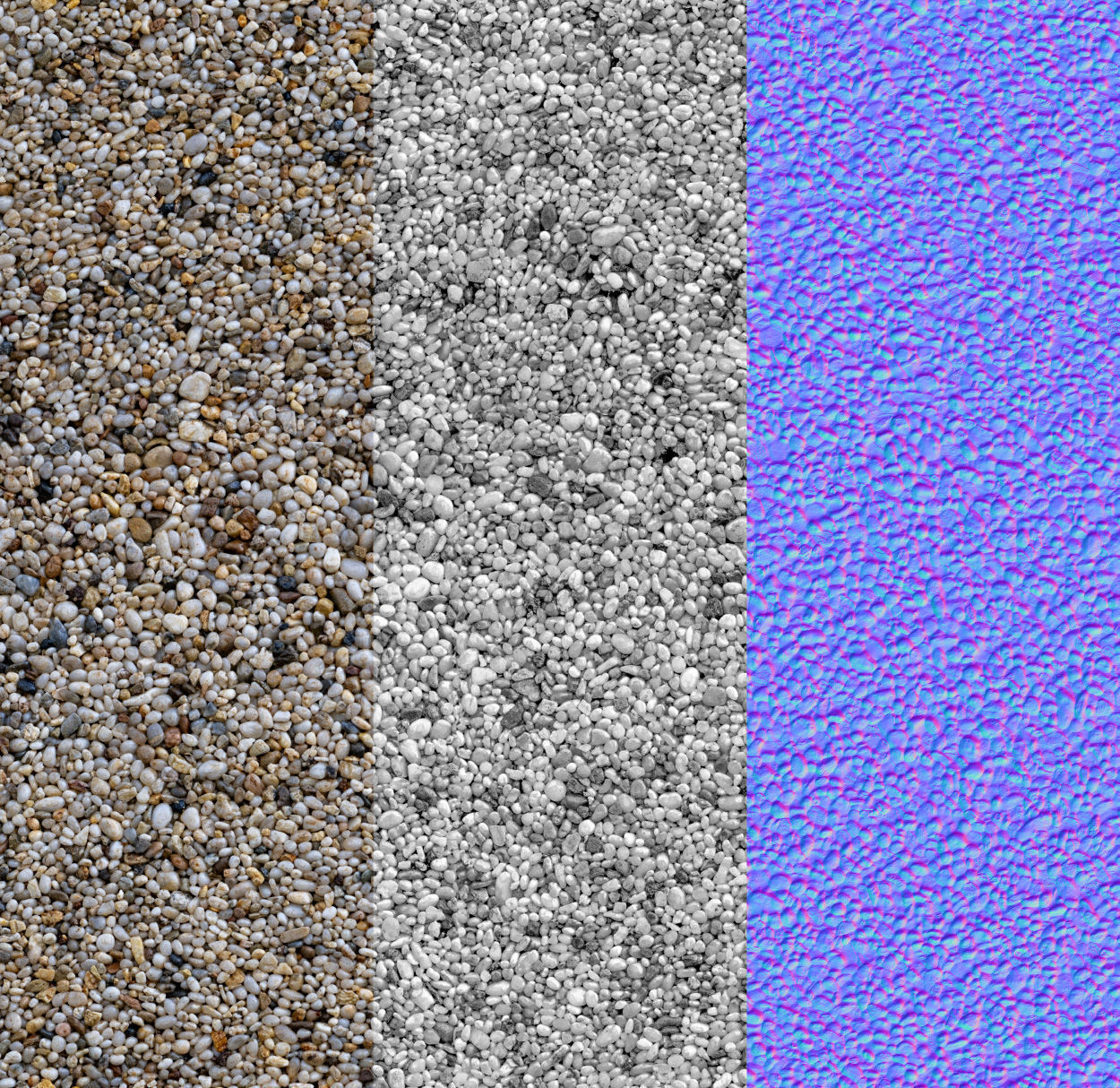 Seamless pebble material 7k Texture_6