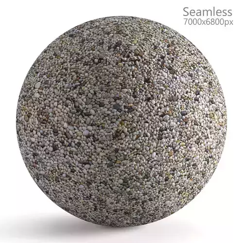 Seamless pebble material 7k Texture
