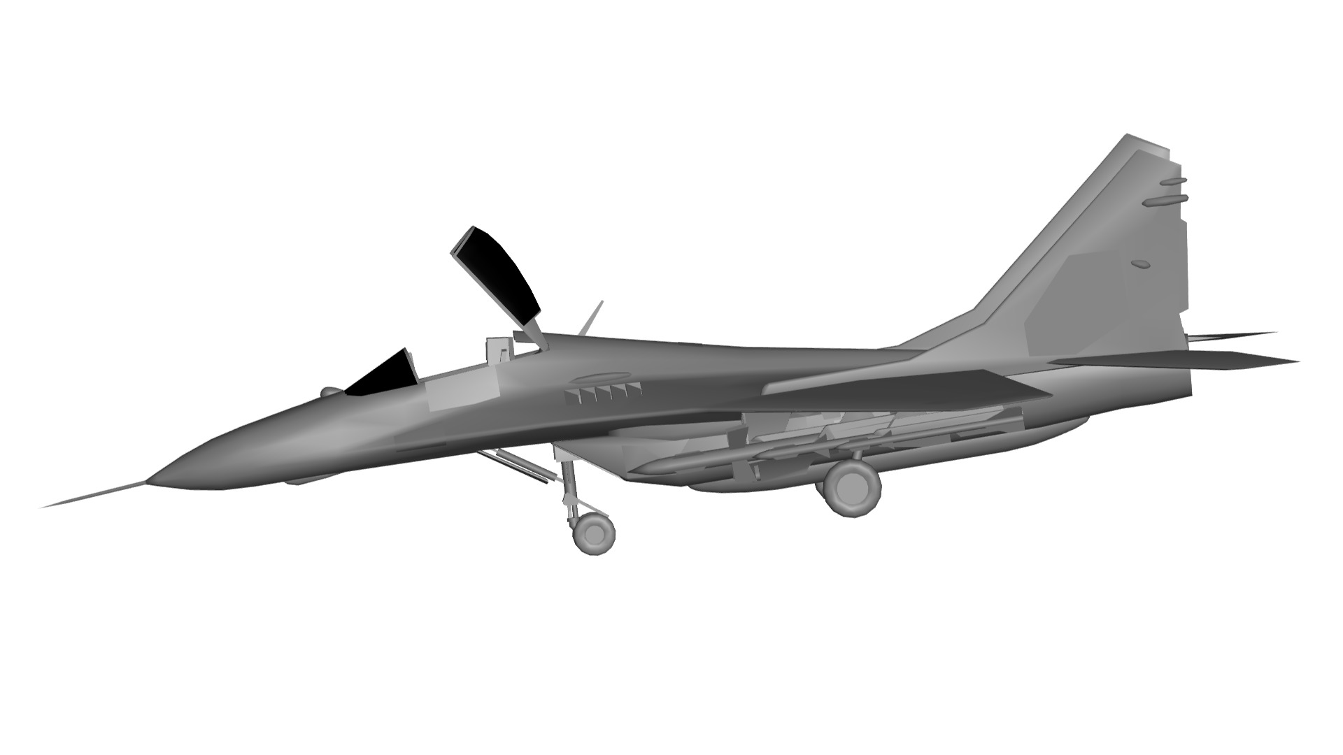 Mikoyan MiG-29 3D model_2