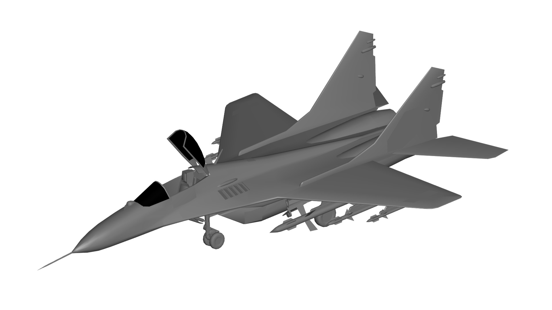 Mikoyan MiG-29 3D model_1