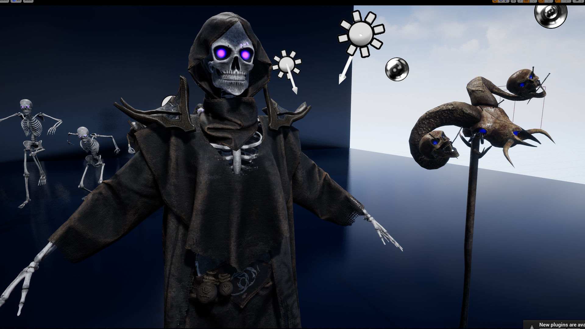 Skeleton Mag Low-poly 3D model_22