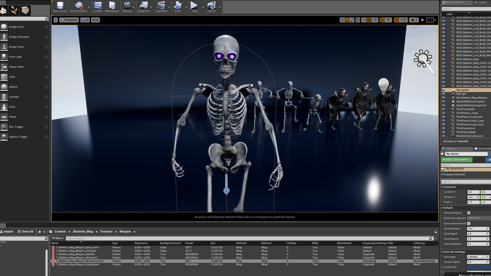 Skeleton Mag Low-poly 3D model_25