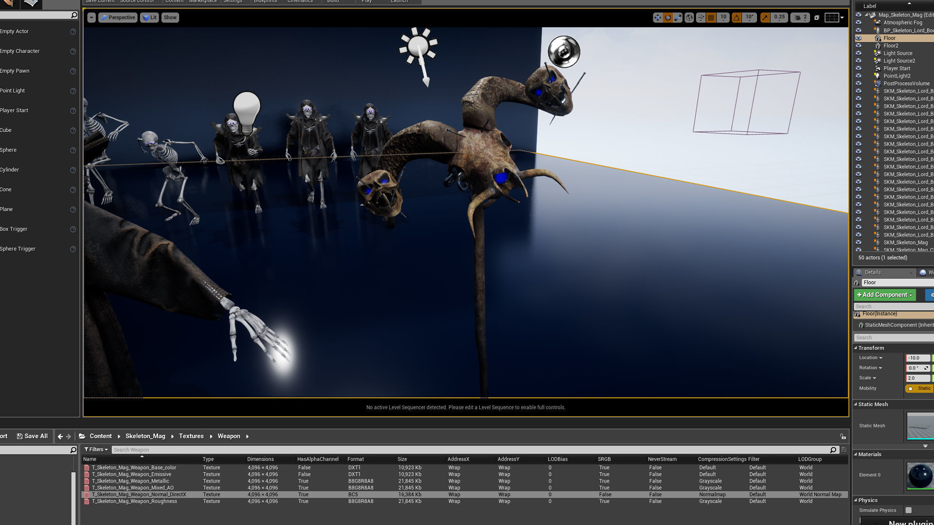 Skeleton Mag Low-poly 3D model_23