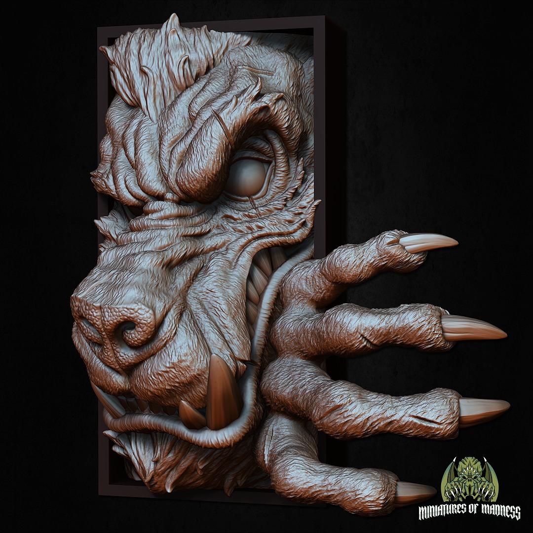werewolf book 3D print model_2