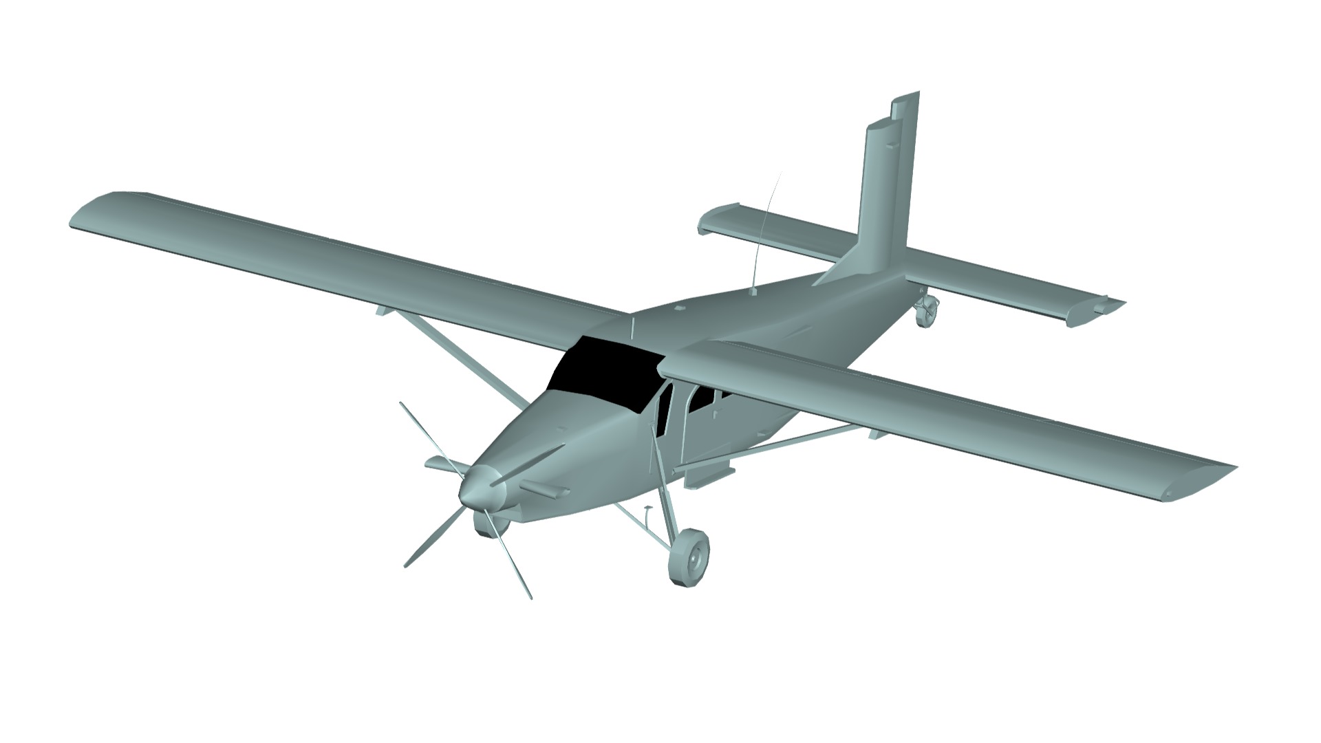 Pilatus PC-6 Porter 3D model_1