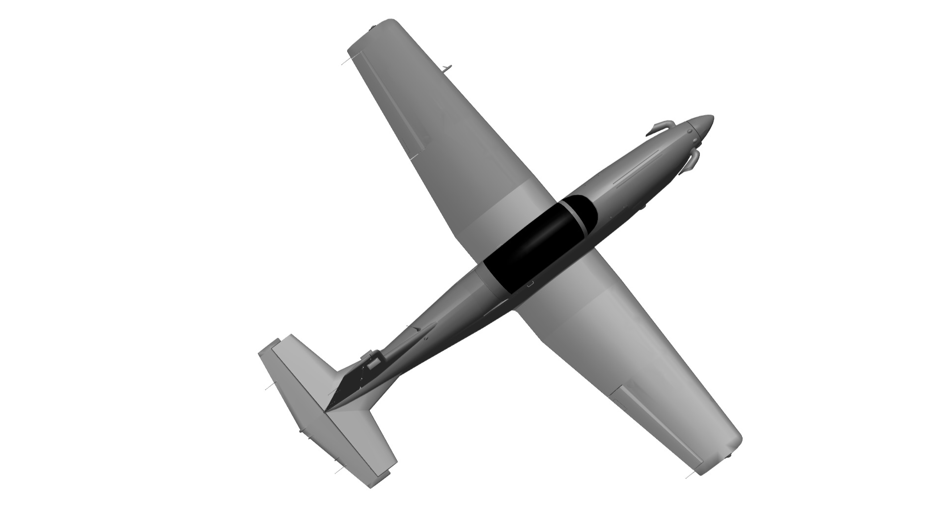 Pilatus PC-7 3D model_3