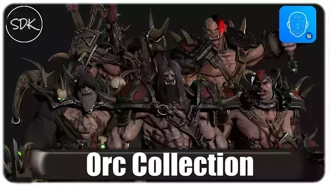 Orc Pack 3D Model Collection