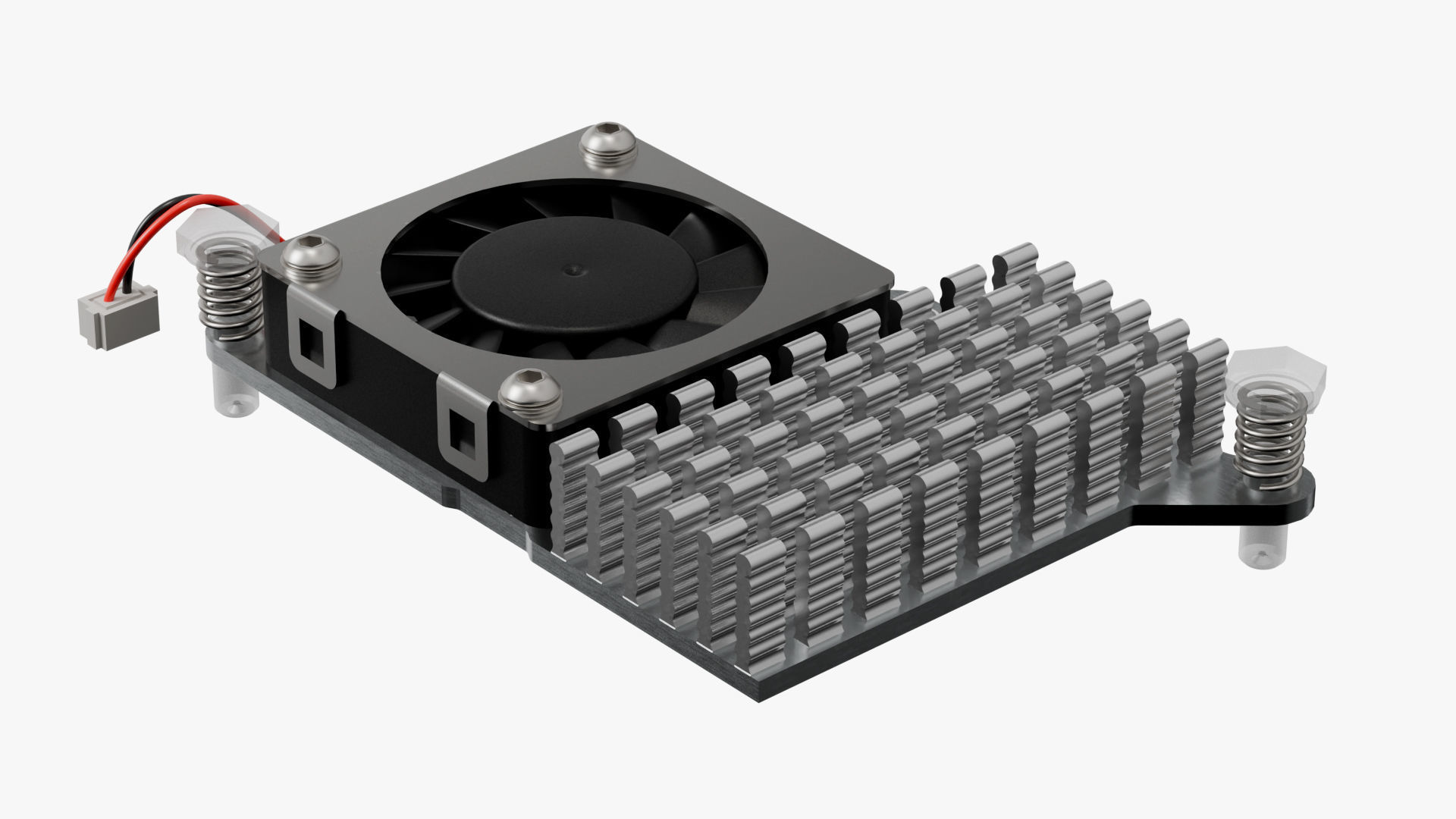 raspberry pi 5 with cooler 3D model_9