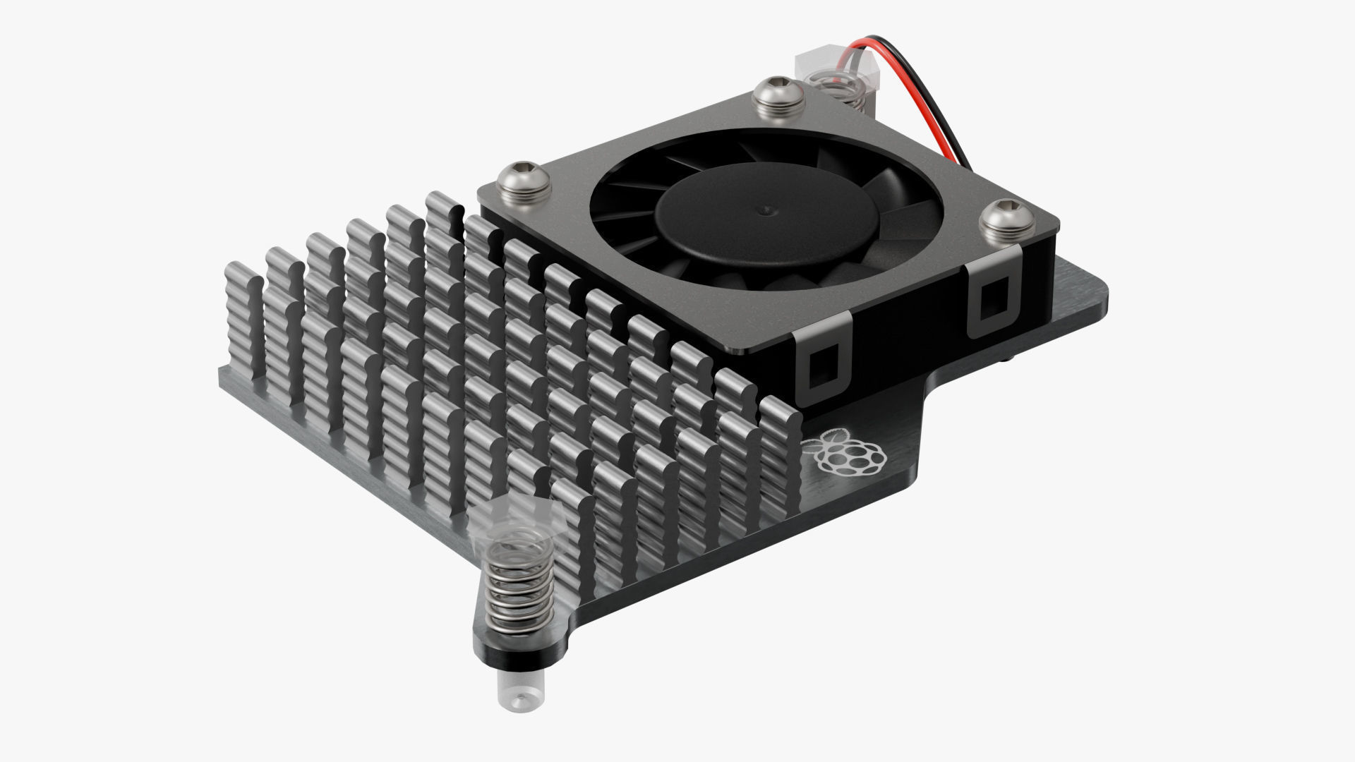 raspberry pi 5 with cooler 3D model_8