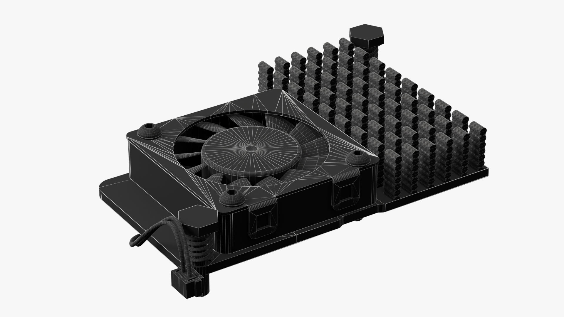 raspberry pi 5 with cooler 3D model_18