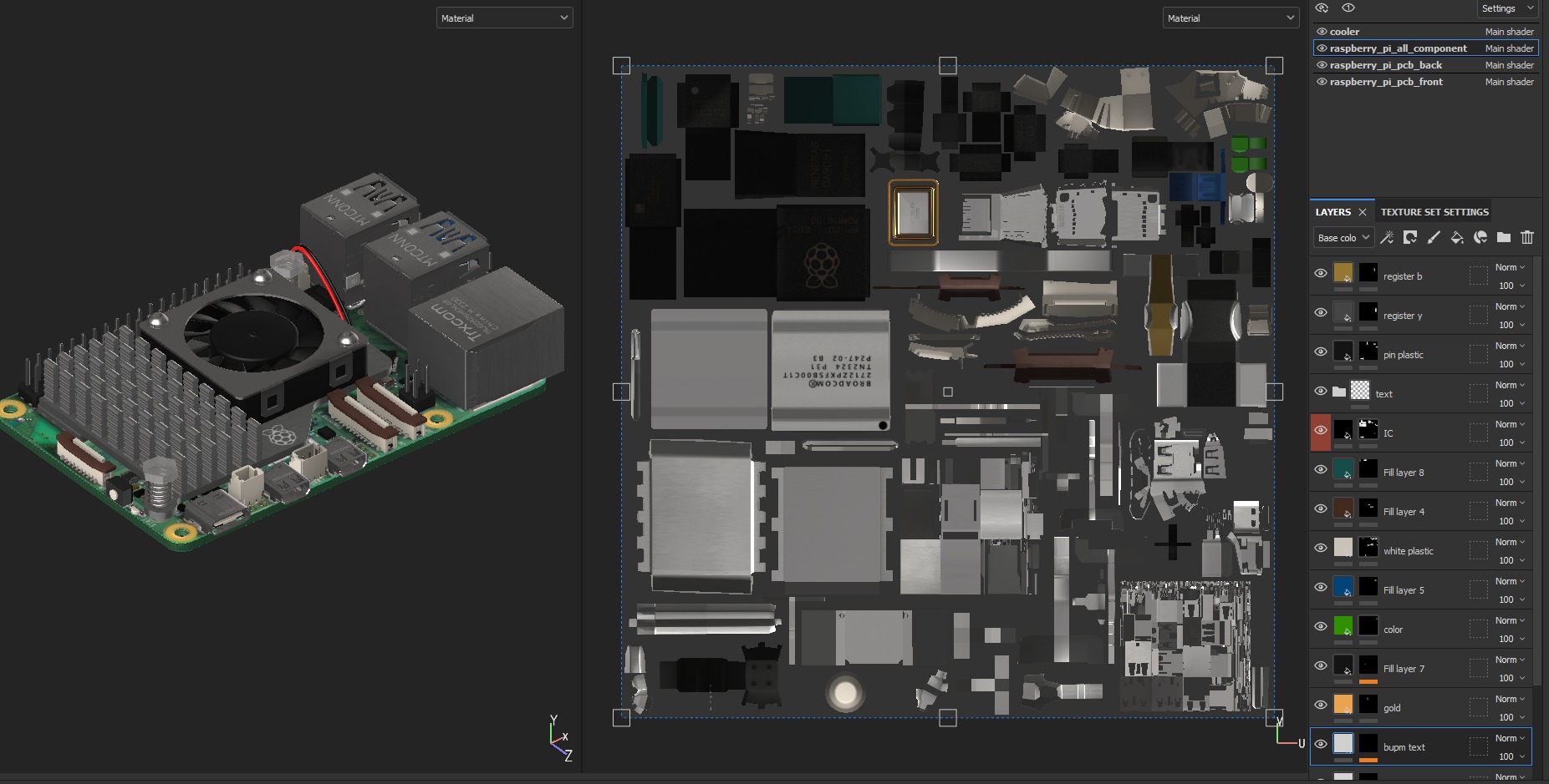 raspberry pi 5 with cooler 3D model_21