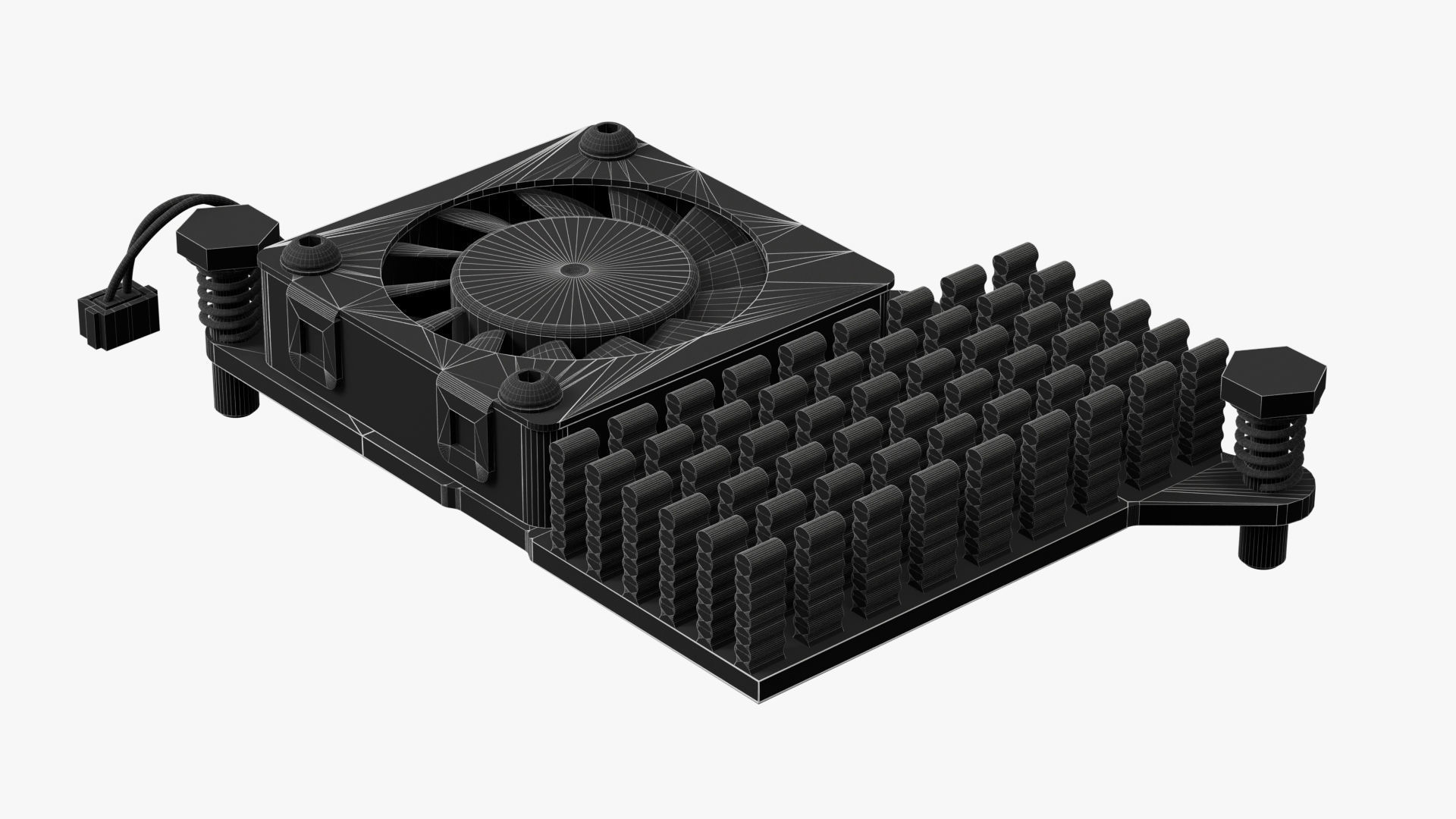 raspberry pi 5 with cooler 3D model_19