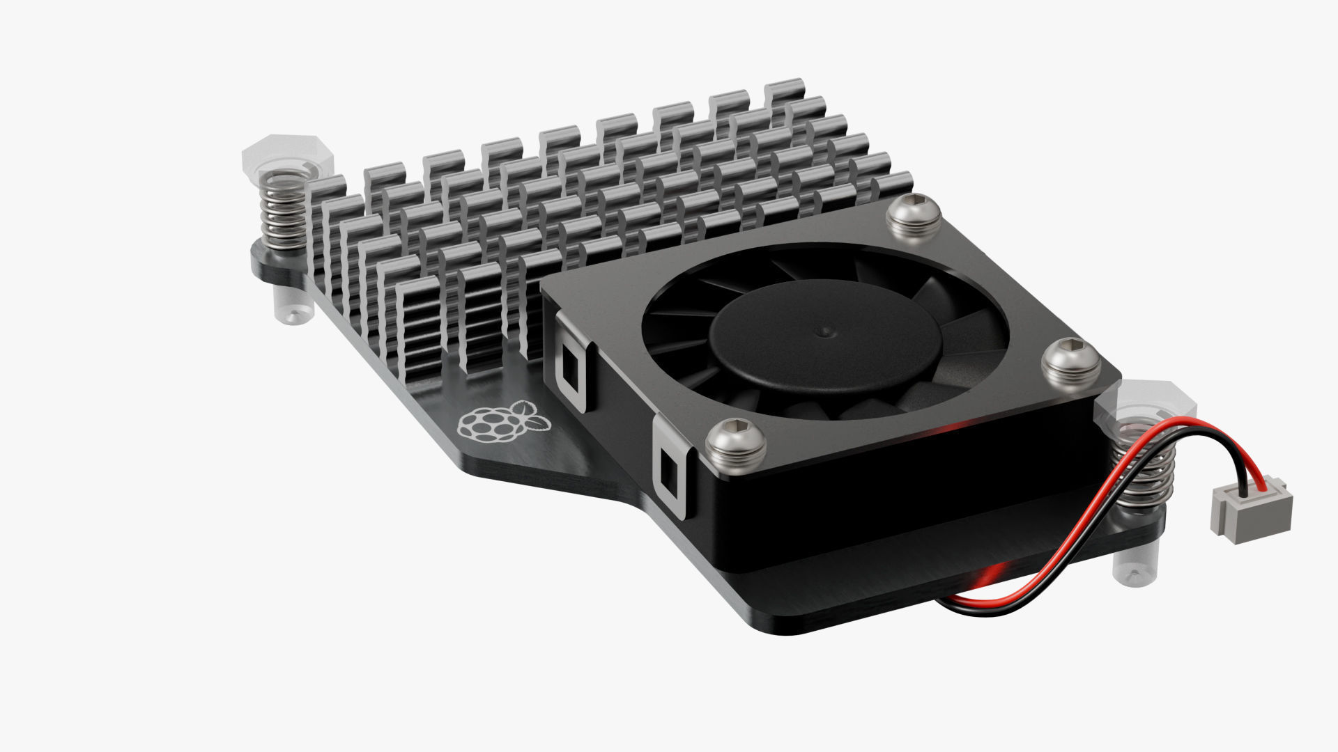 raspberry pi 5 with cooler 3D model_7