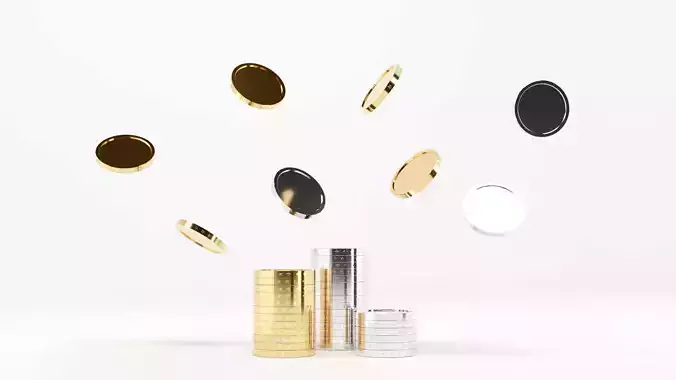 Coins 3d model