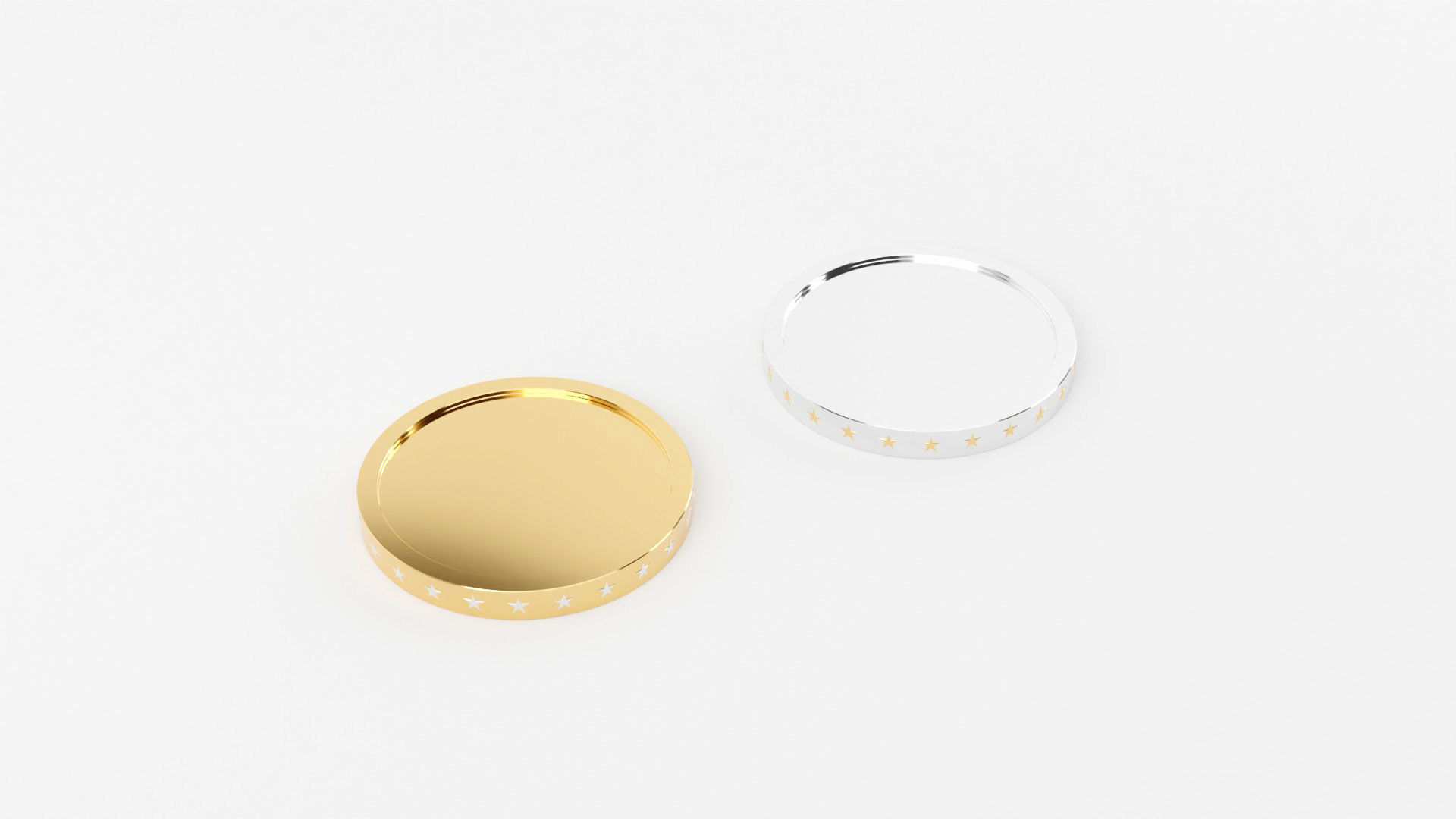 Coins 3d model Low-poly 3D model_29