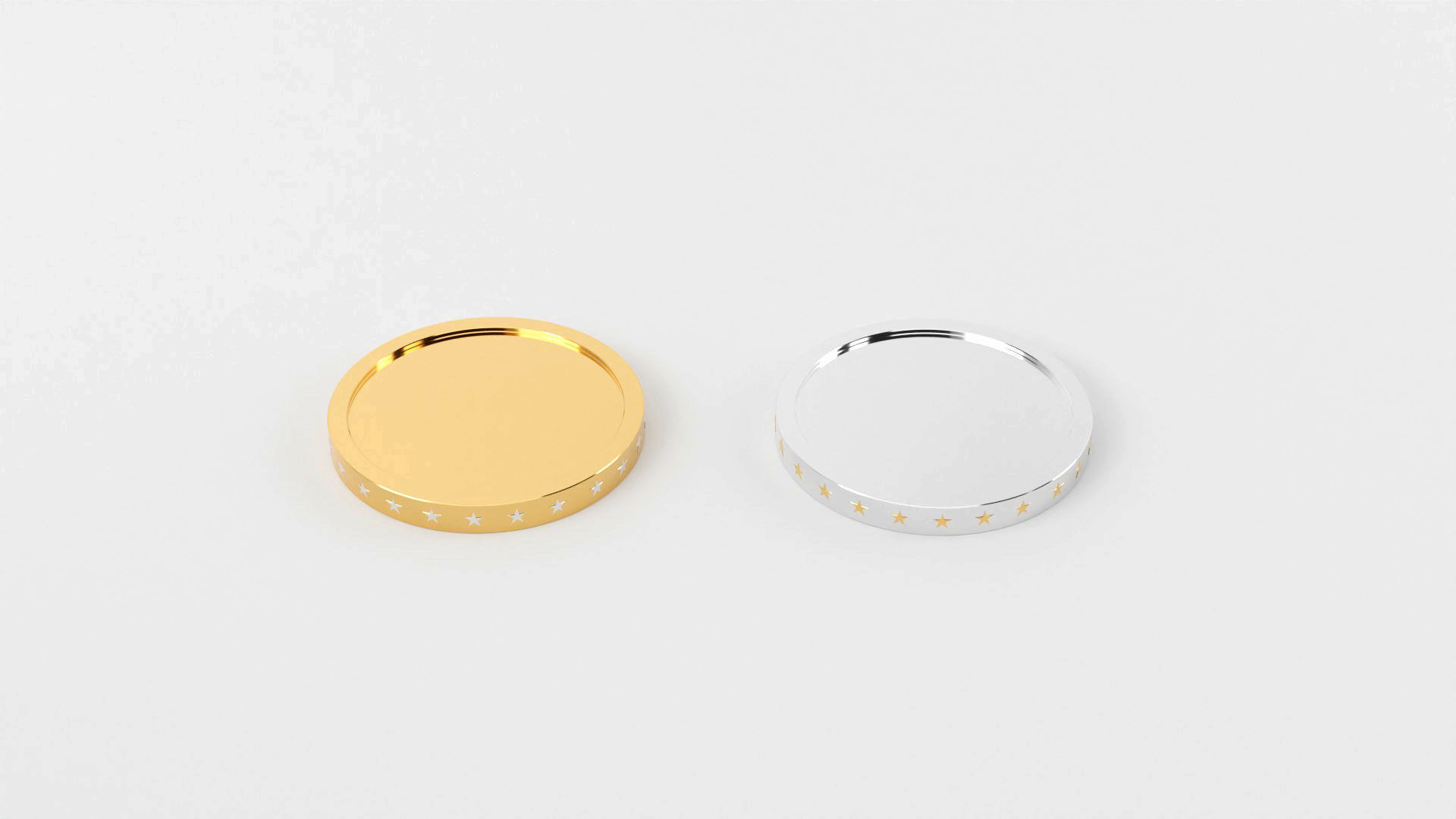 Coins 3d model Low-poly 3D model_8